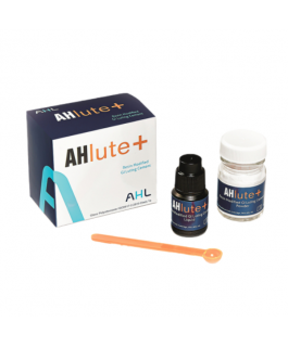 AHLUTE+ CIMENT DE SCELLEMENT EN VERRE IONOMERE AUTODURCISSANT MODIFIE A LA RESINE 15GR/7ML
